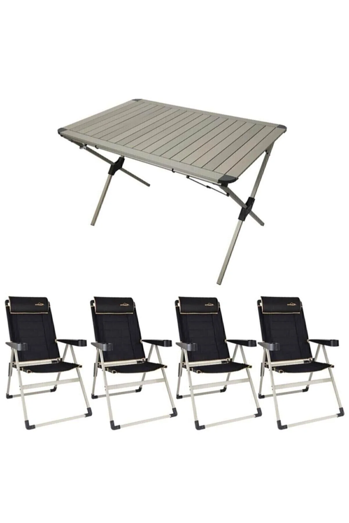 Nurgaz Xxl Masa 4 Lüx Sandalye Set